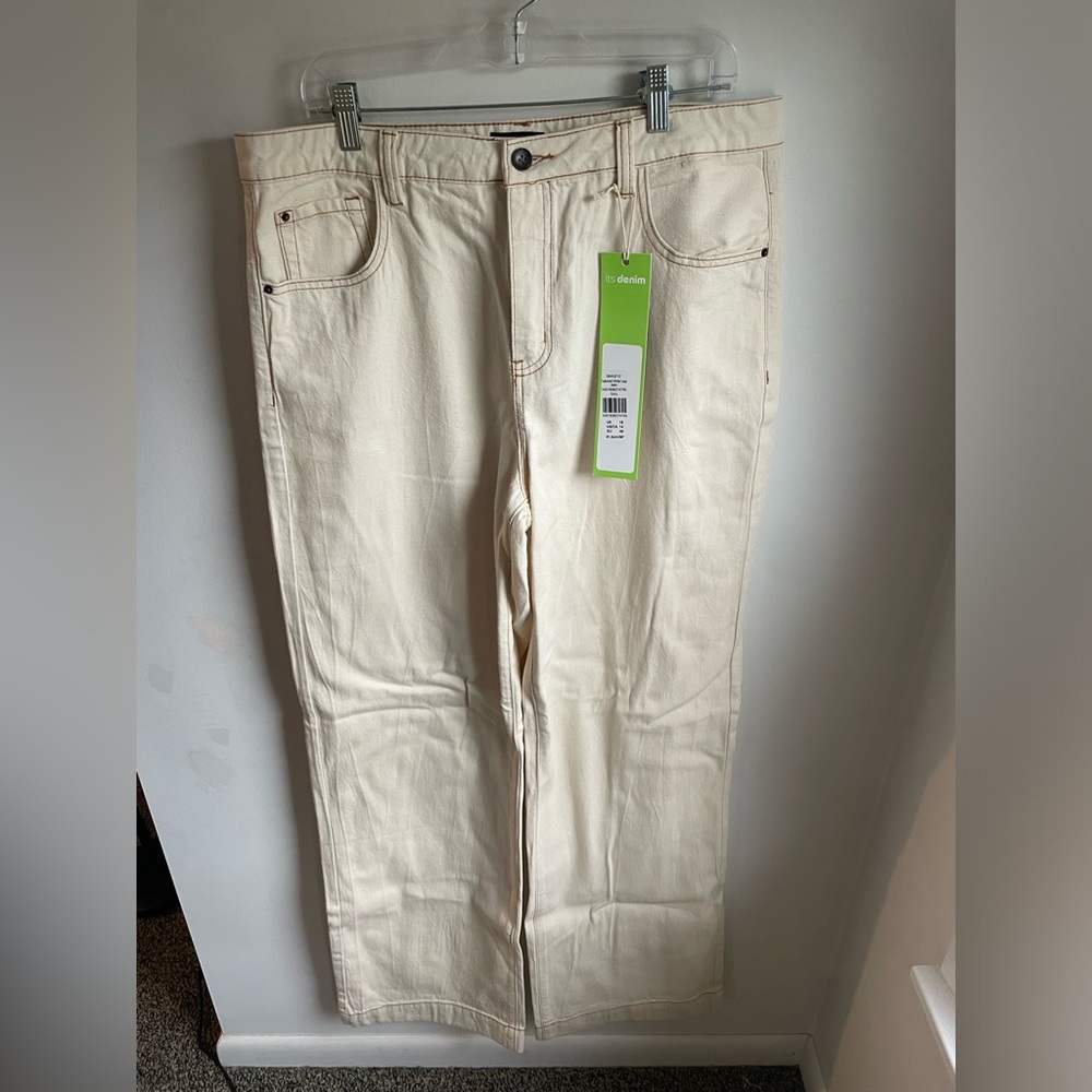 LONG TALL SALLY  Tailored Wide Leg Jean size 14 36” inseam NWT -J